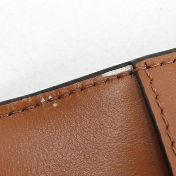 Celine Passport Case Triomphe Cover 4M3432AK1.04BT Black Tan PVC Leather Men ... - Picture 4 of 5